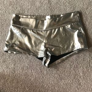 Metallic Spandex Shorts